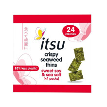 Itsu Seaweed Thins Sweet Soy & Sea Salt Multipack Trayless 4 x 5g