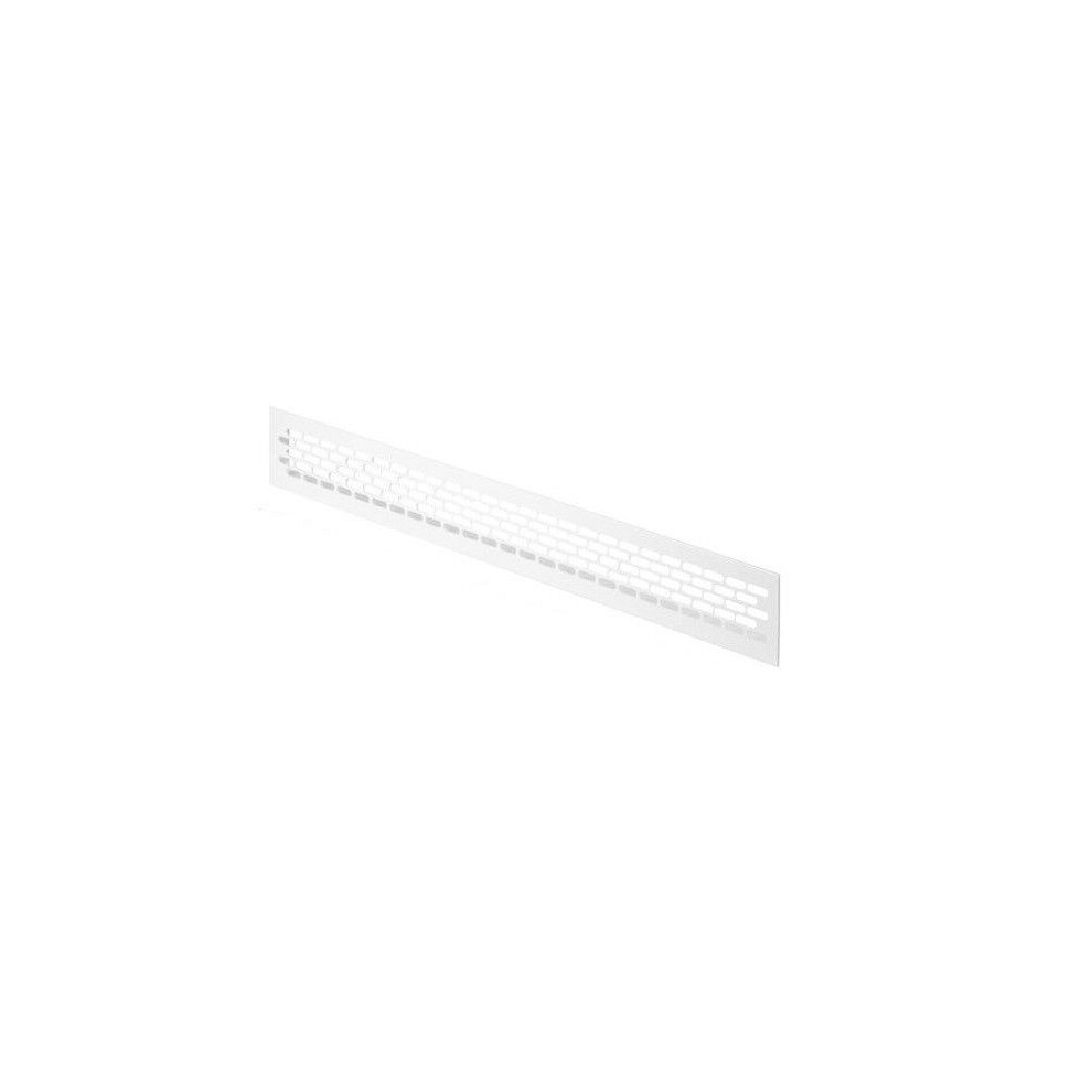 White Aluminium Air Vent Grille 480Mm X 60Mm 5056517972564