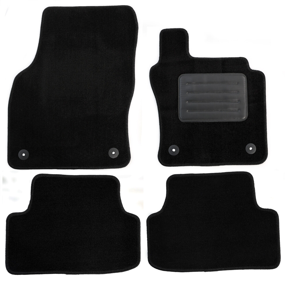 For Audi A3 2013 to 2020 Tailored Luxury Carpet Car Floor Mat 4pc Set