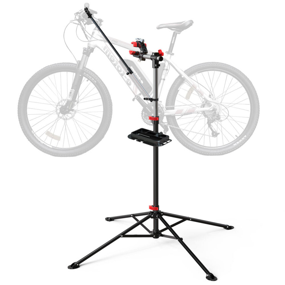 Vounot Bike Workstand Bicycle Maintenance Repair Stand With Magnetic Tool Tray
