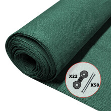 VOUNOT 1.8x10m Privacy Netting HDPE Shading Net, 75% Shading Rate, Green