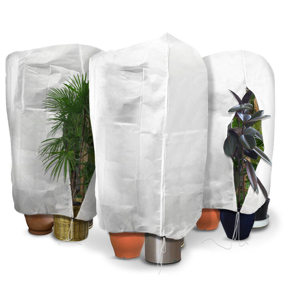Vounot Set Of 3 Plant Protection Winter Fleece Horticultural Fleece Jacket 1.2M X 1.8M