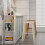 (Small Door) 3 Tier Bathroom Kicthen Floor Cabinet 7