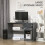 Homcom HOMCOM Computer Desk w/ Drawers Modern Writing Workstation for Home Office Grey 5