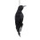 1/2X Realistic Hanging Dead Crow Decoy Lifesize Extra Large Black Feathered Crow 1