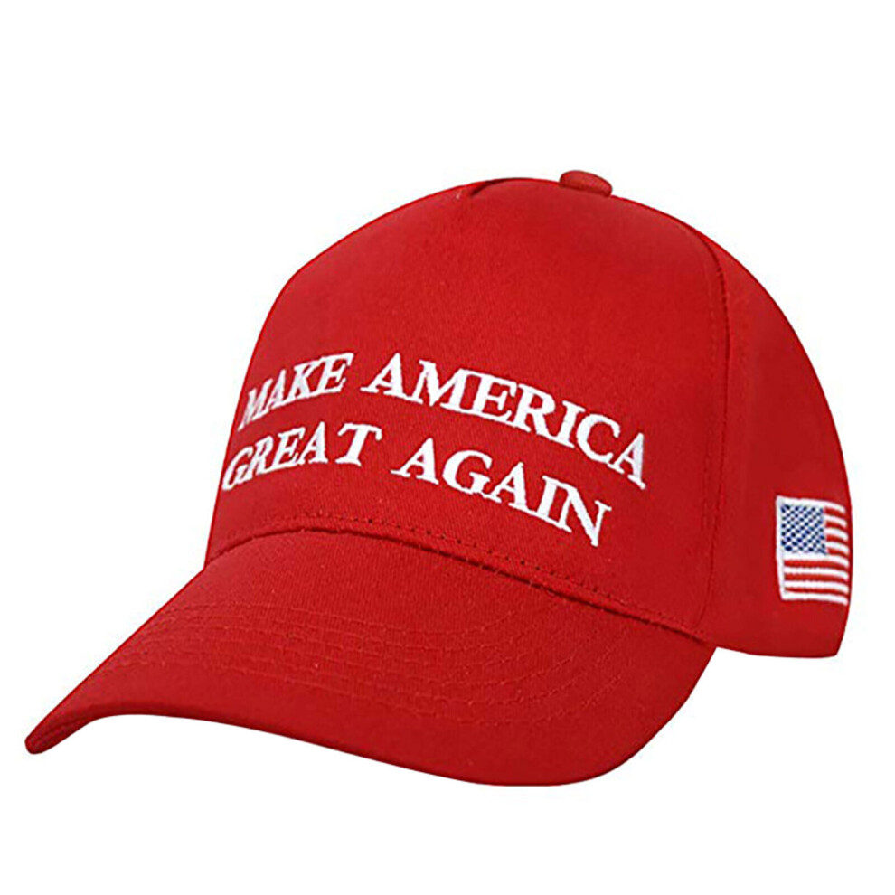 (Red & White) MAGA Make America Great Again Hat Donald Trump Cap Red US Outdoor Fast