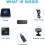 Smallest WiFi Camera,HD1080P Remote Camera,Baby Monitor With Night V-ision 4