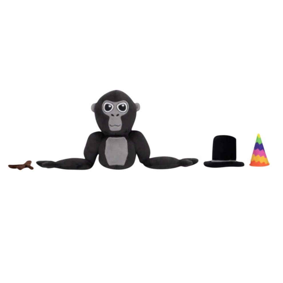 Mdsrjone (B) Cosplay Gorilla Tag Monke Plush Toy Soft Stuffed Doll Kids Birthday Gifts