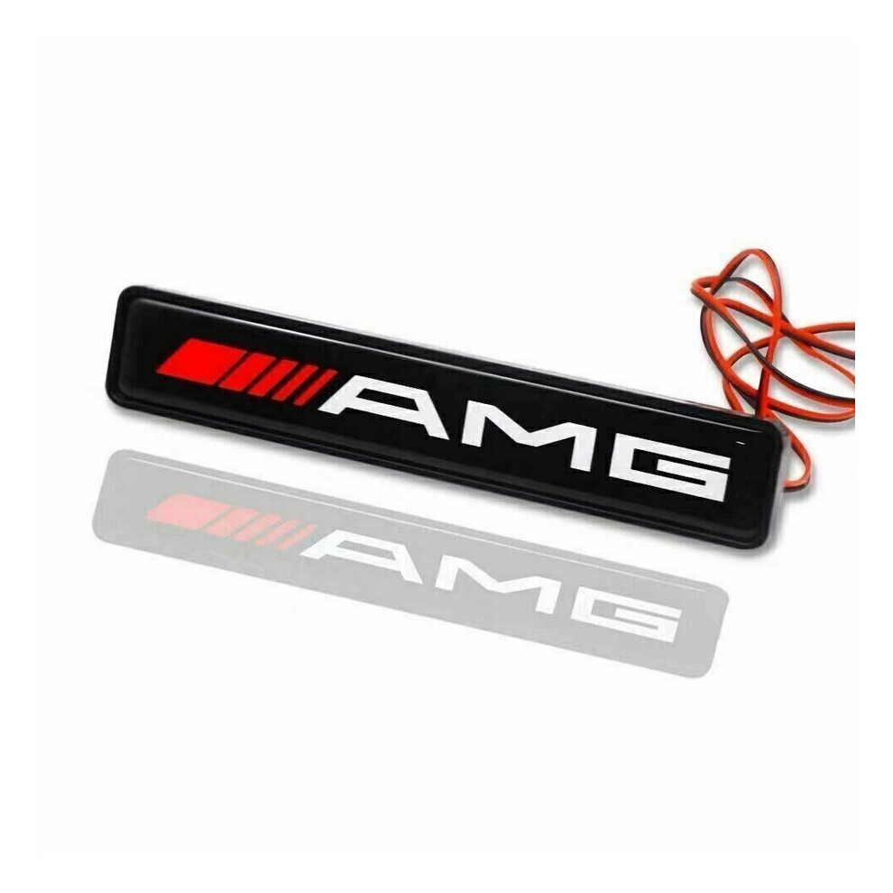 Mercedes-AMG Led Light Emblem Front Grille Badge AMG Illuminated Logo