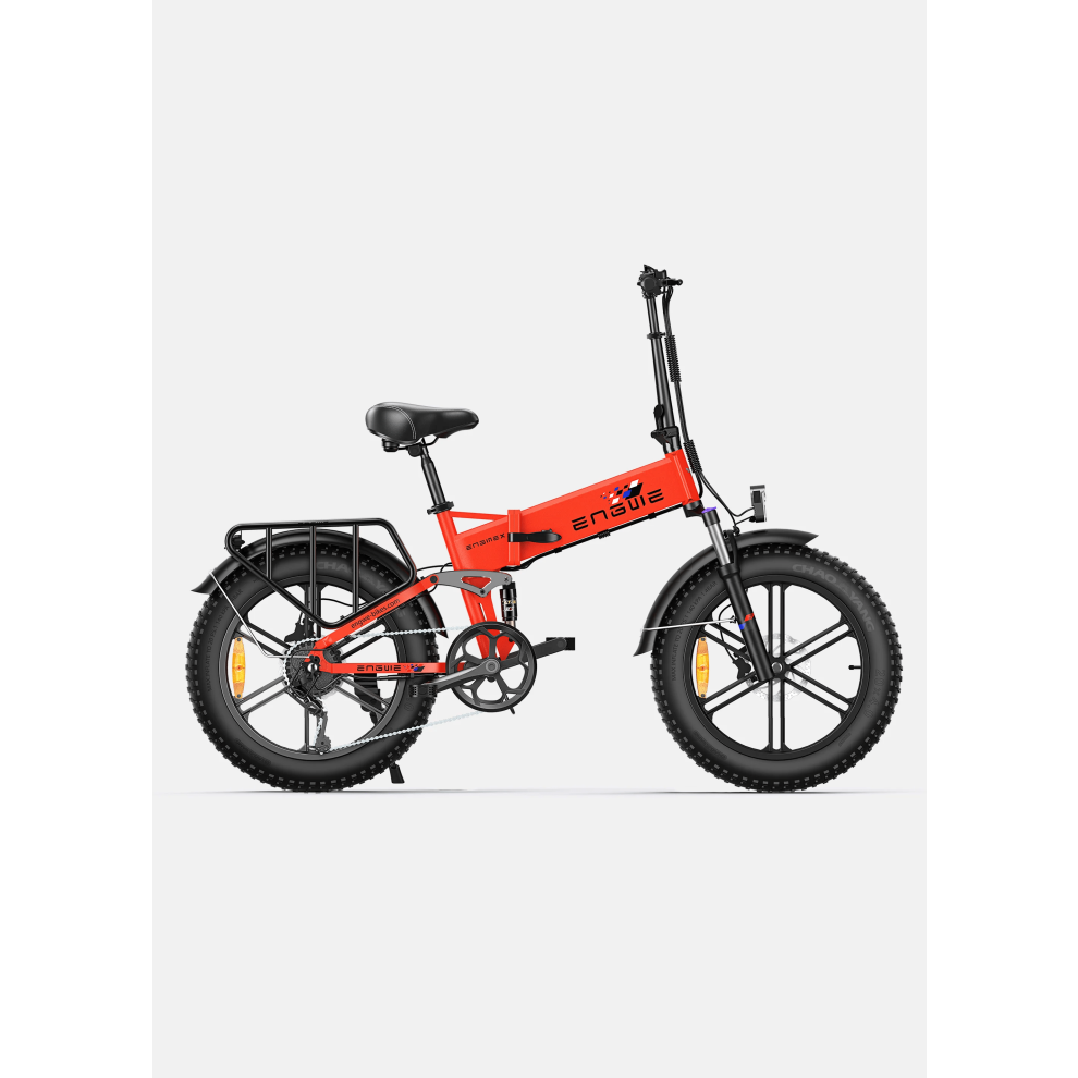 (Red) ENGWE ENGINE X 250w Folding Electric Bike