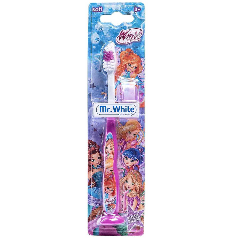 Mr.White Winx Kids Manual Toothbrush 3+ Years