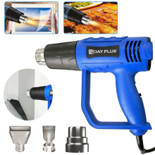 Hot Air Gun 2000W Heat Gun with 2 Air Flow and 2 Temperature Settings 300°C & 600°C, for DIY, Stripping Paint, Soldering Pipes, Shrinking PVC