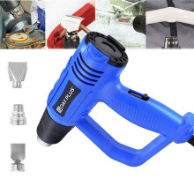 2000W Electric Heat Gun with Dual 300C/600C Settings, 3 Nozzles, Ergonomic & Lightweight, Ideal for Paint, Epoxy, Resin and Plastics
