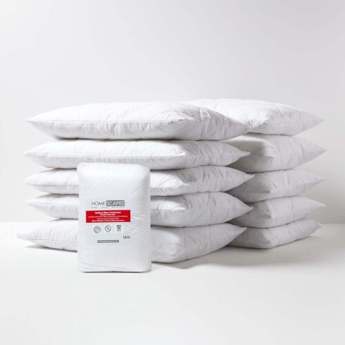 Homescapes (Standard Size - Pack of 10) Quilted Pillow Protector