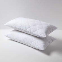 (King Size - Pack of 2) Quilted Pillow Protector