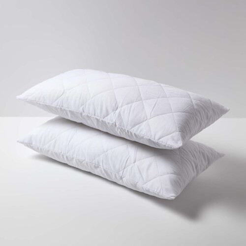 Homescapes (King Size - Pack of 2) Quilted Pillow Protector