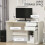 Homcom HOMCOM Computer Desk w/ Drawers Modern Writing Workstation for Home Office 5
