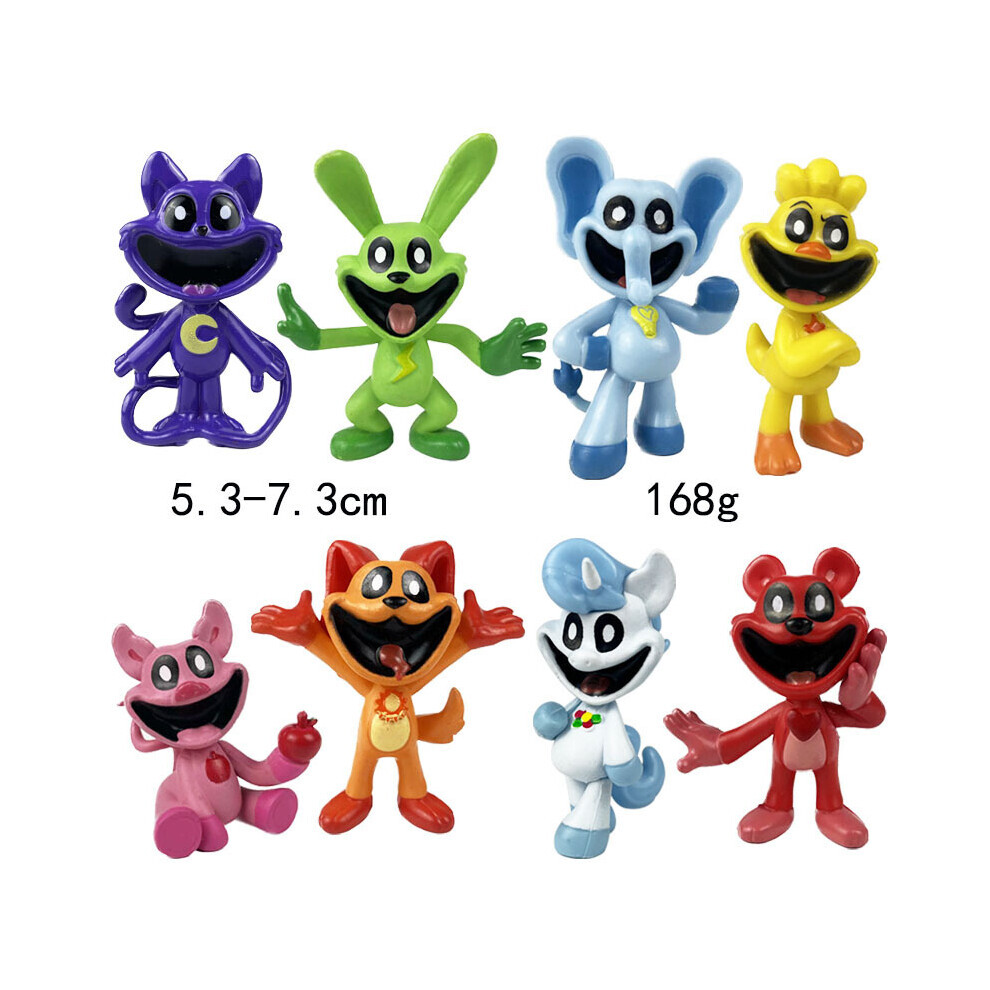 (C(8PCS/SET)) 2024 Newest Smiling critters Action Figures Model Kids Toys UK