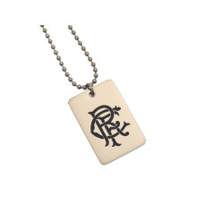 Rangers Enamel Crest Dog Tag and Chain