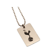 Tottenham Hotspur Enamel Crest Dog Tag and Chain