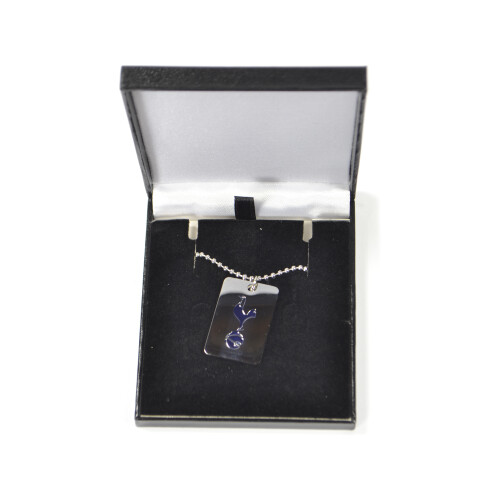 Tottenham Hotspur Enamel Crest Dog Tag and Chain 2