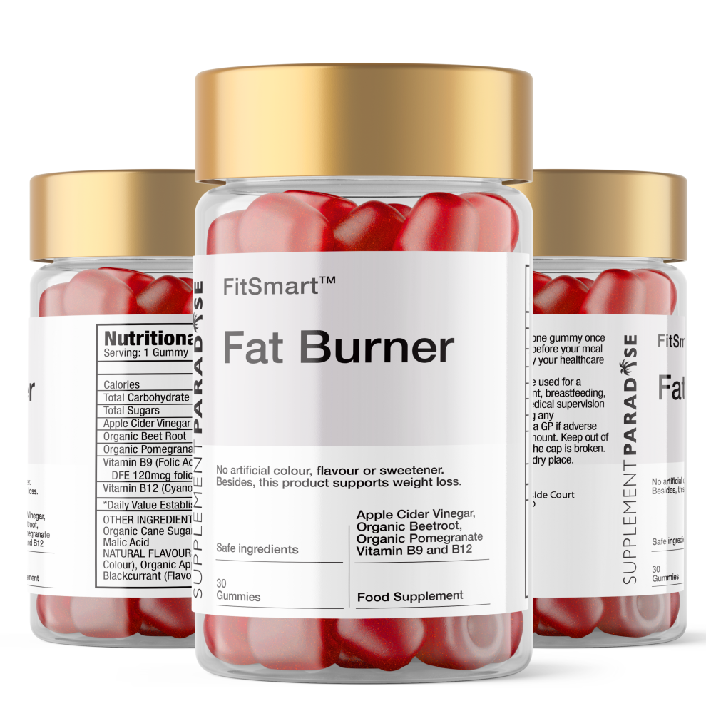 FitSmart Fat Burner - Tasty & Enjoyable Gummies - 1 Month Supply