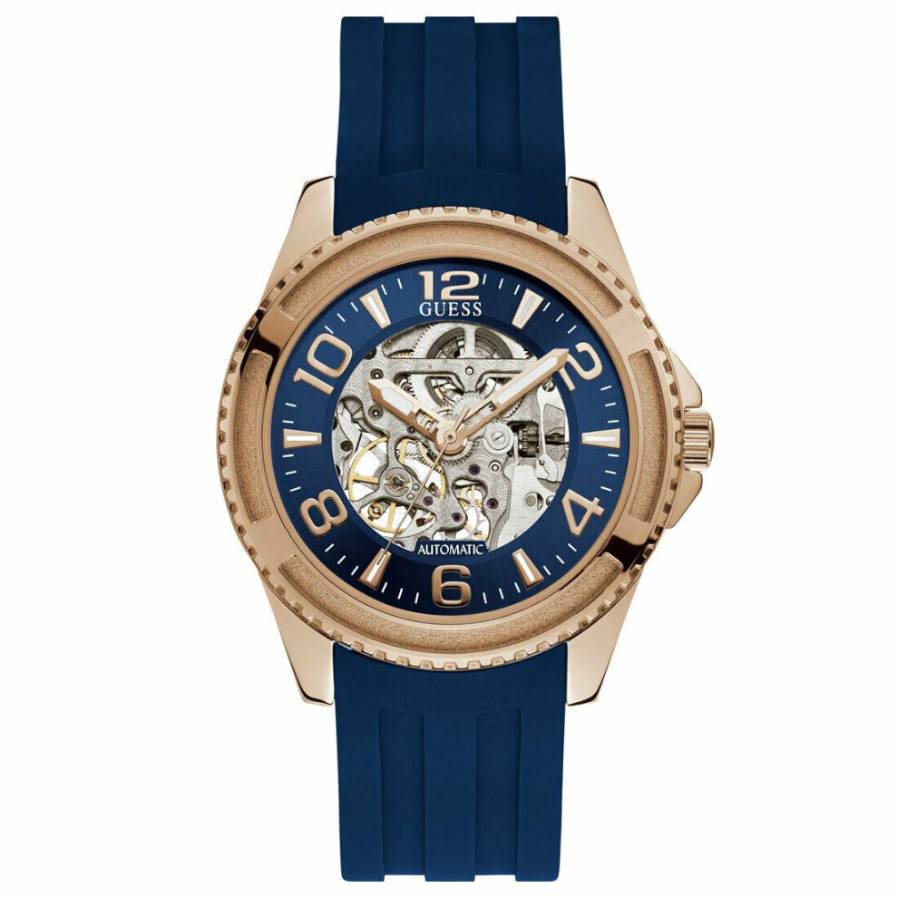 Guess W1178G3 Montre automatique pour homme en or rose