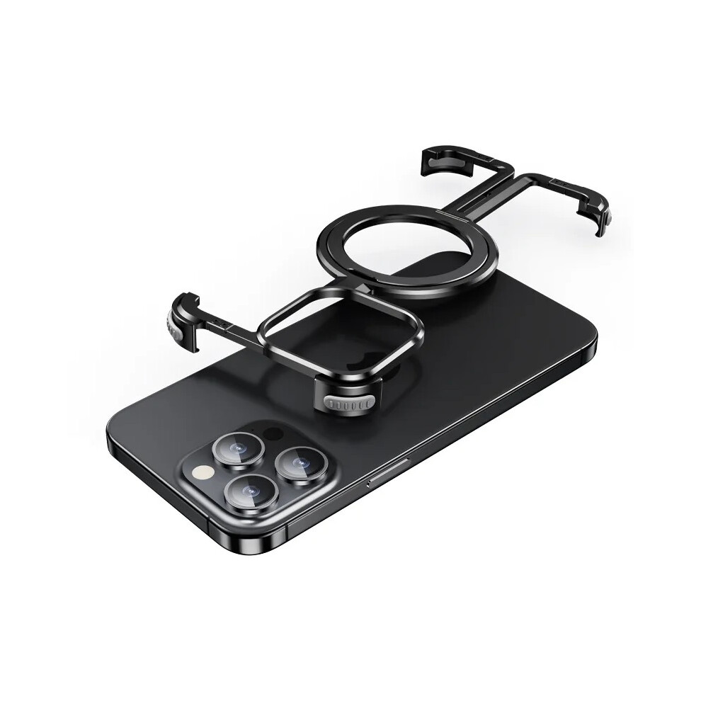 Alloy Corner Pad Camera Protector Compatible With Iphone 15 Premium Metal Black 7865575204405