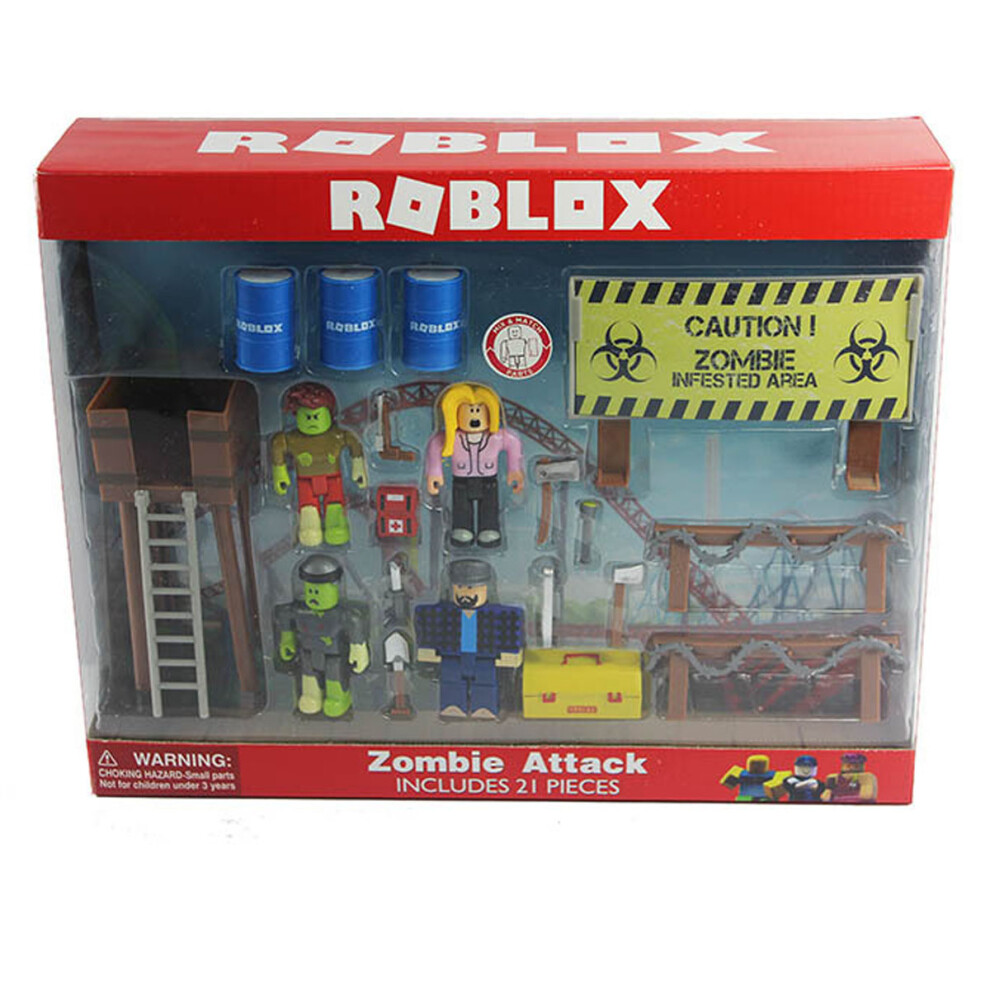 Xcsgsra Roblox Zombies Are Coming Pvc Action Figure Model Toys With Box Uk