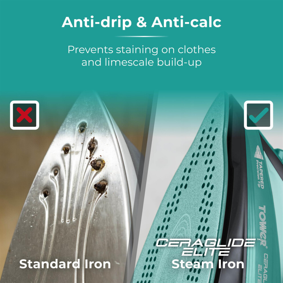 tower-t22022tl-ceraglide-360-cord-cordless-steam-iron-with-rapid-heat-up-and-recharge--2800w--black-and-teal