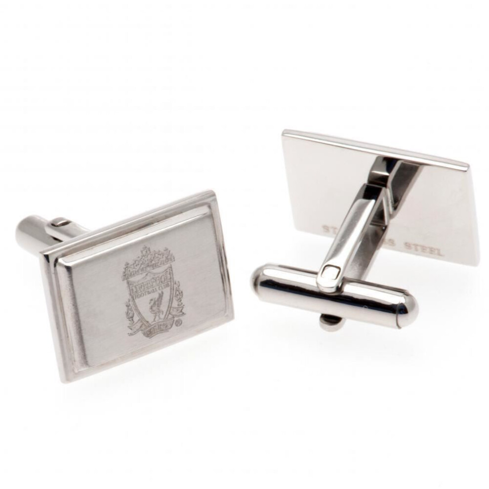 Liverpool FC Stainless Steel Crest Cufflinks