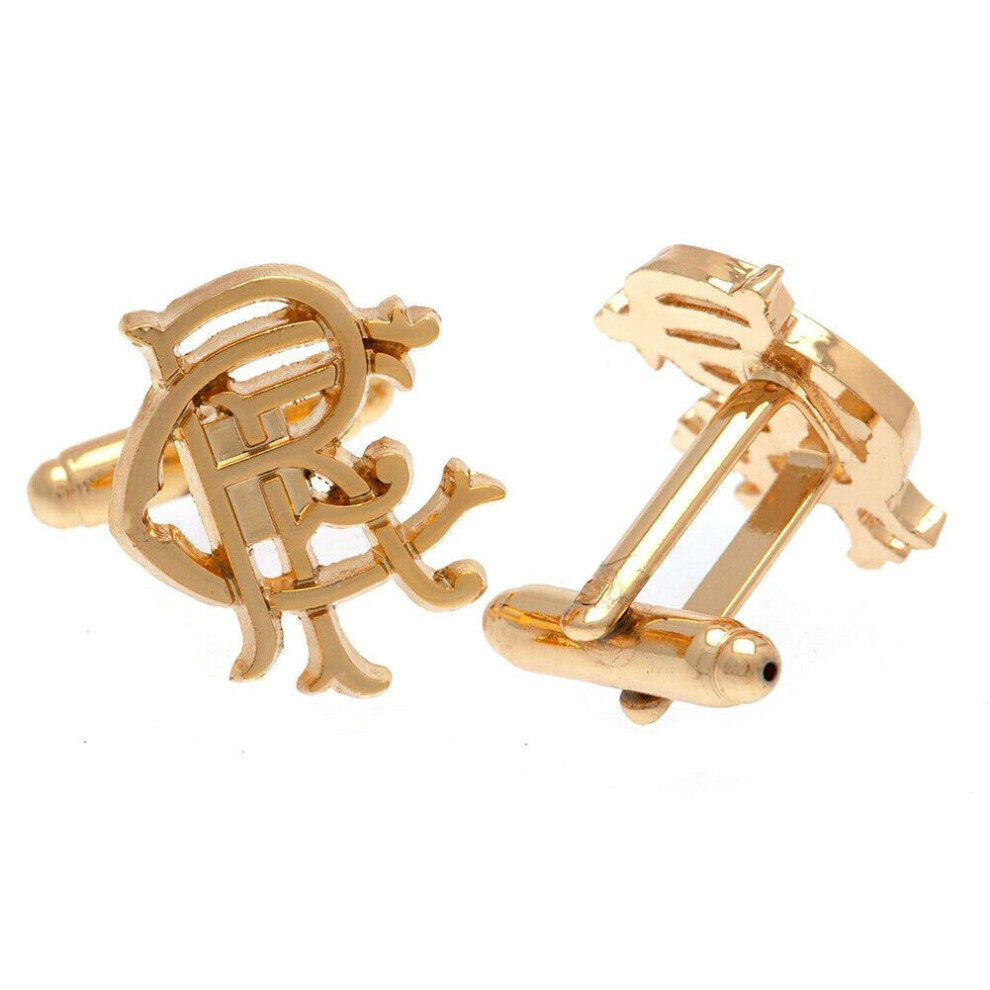 Rangers FC Gold Plated RFC Cufflinks