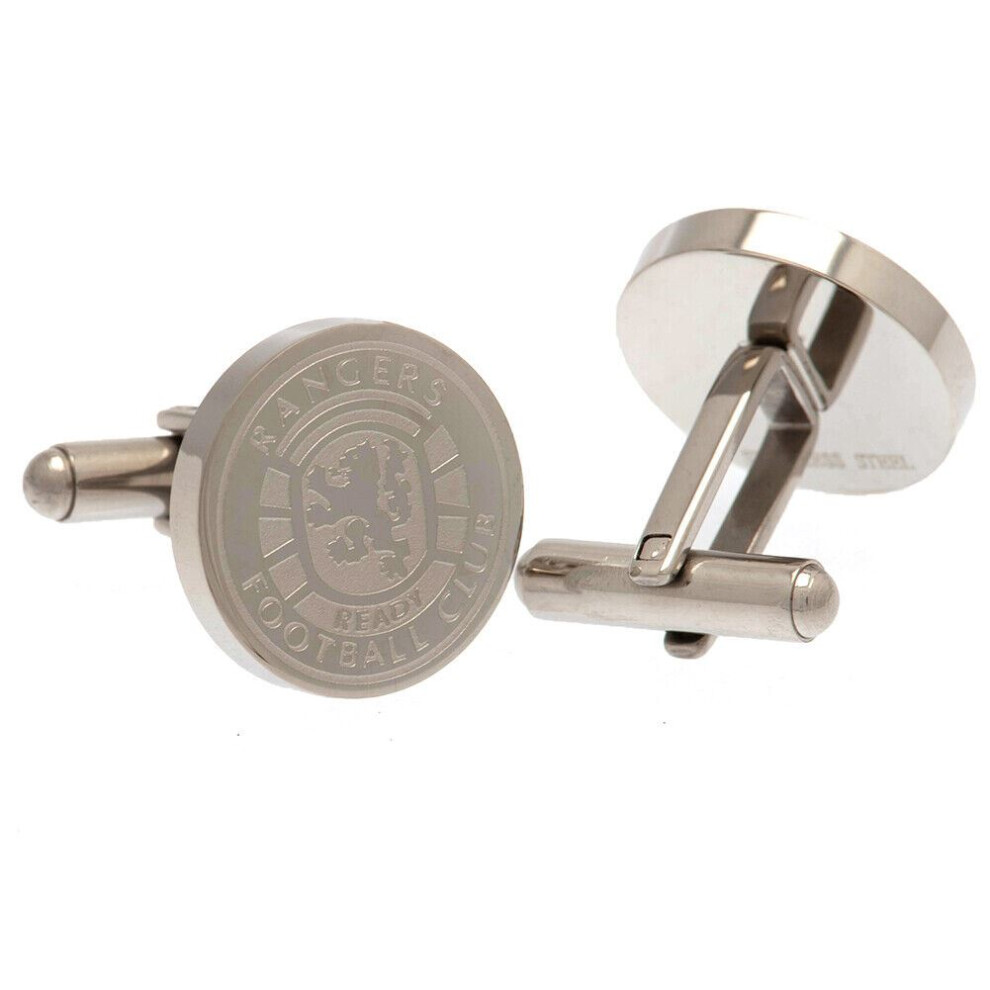 Rangers FC Stainless Steel Formed Cufflinks