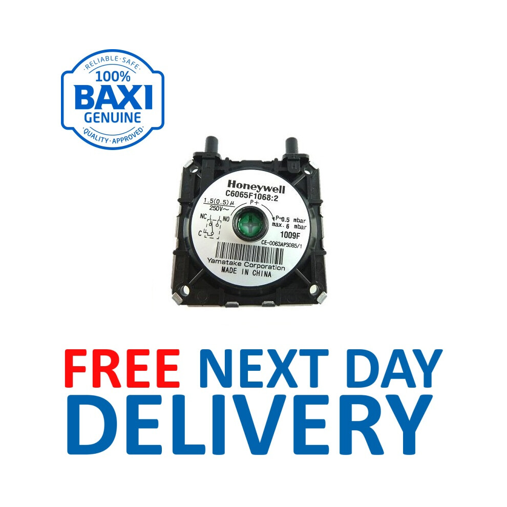 Baxi Solo 2 30/40/50/60/70/80 230068 Honeywell Air Pressure Switch C6065F1068