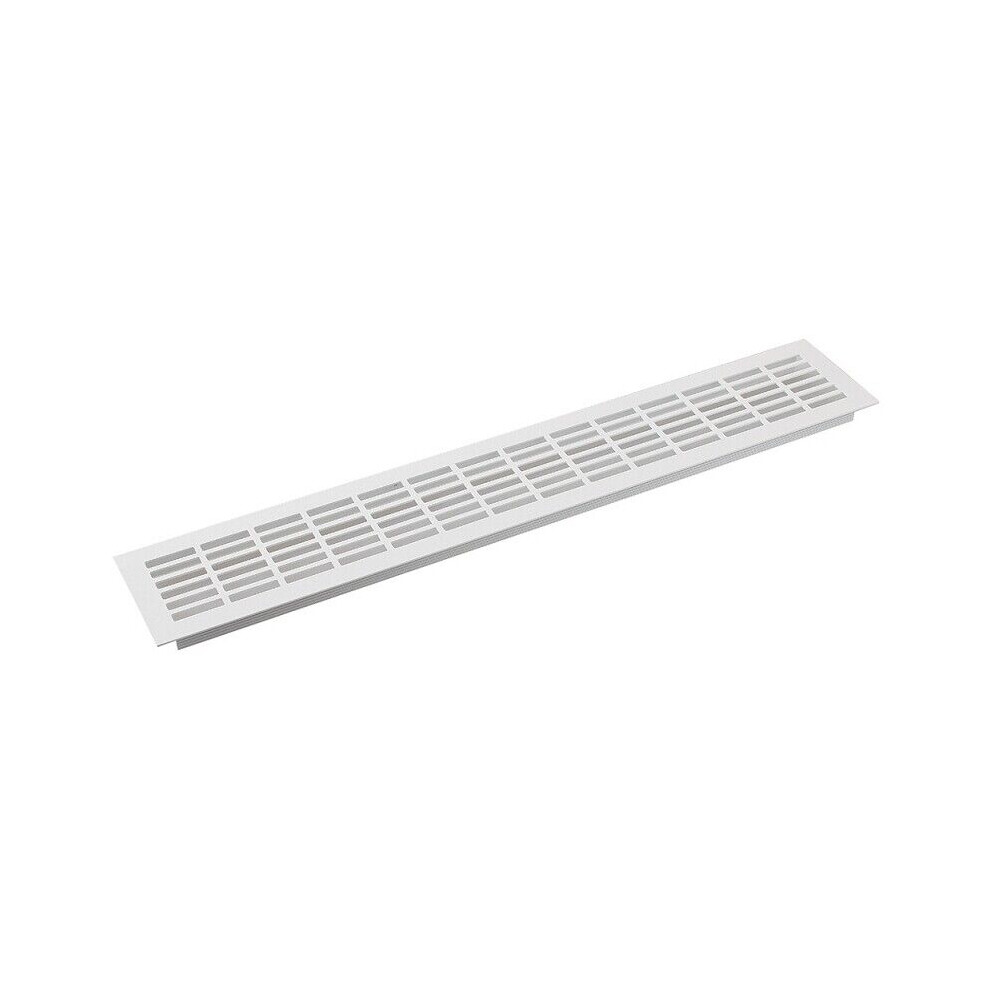 (500mm x Y -60mm) White Aluminium Air Vent Grille