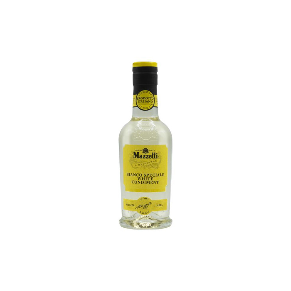 Mazzetti Balsamic Condiment 250Ml - Mild & Fruity, 5.5% Acidity (Code Mrc1018609) White