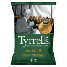 Tyrrells Sea Salt & Cider Vinegar 40g (14 x 40g)