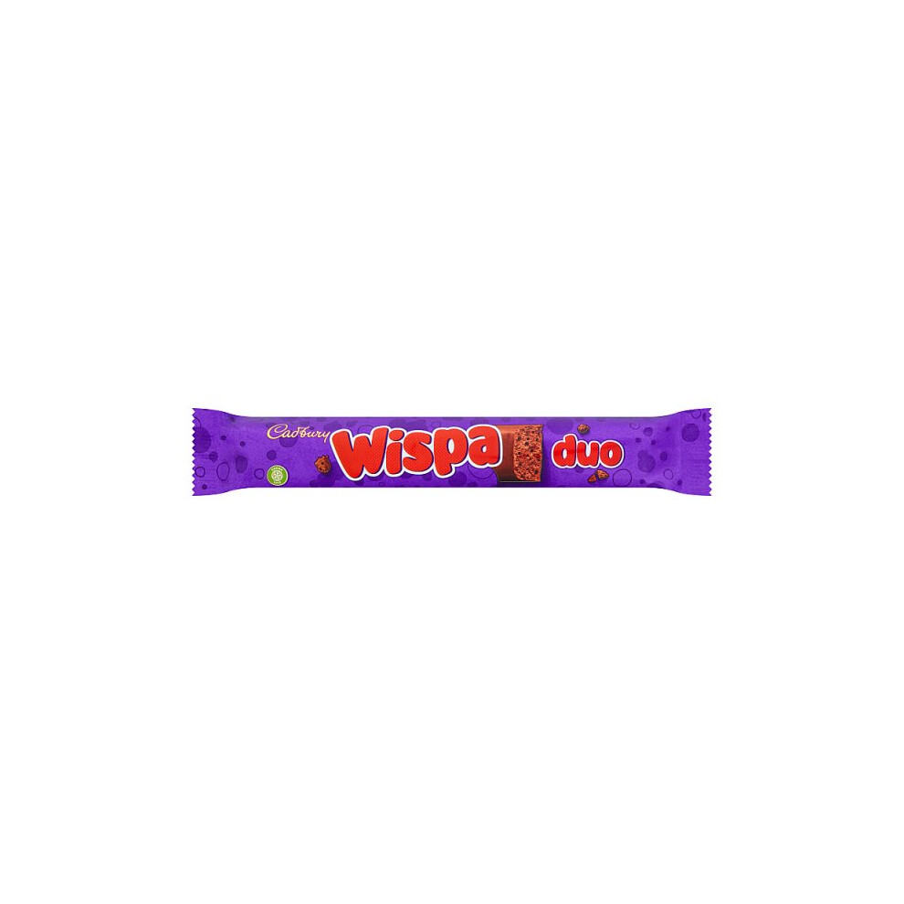 Cadbury Wispa Duo Chocolate Bar 47.4g (Case of 32)