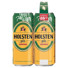 Holsten Pils Lager Beer 500ml PM 6.25 Cans (Case of 6)