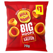 Hula Hoops Big Hoops Salted 70g (Case of 20)