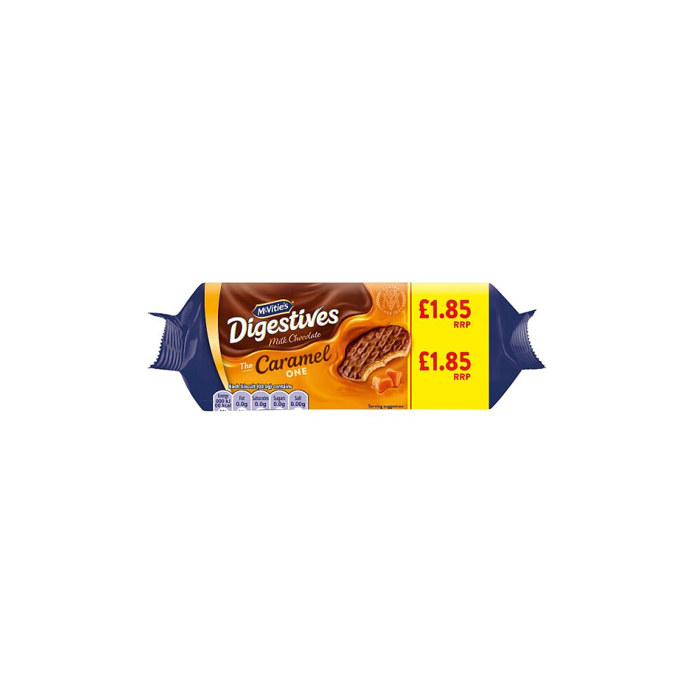 McVitie's Digestives Milk Chocolate the Caramel One 250g (Case of 15)