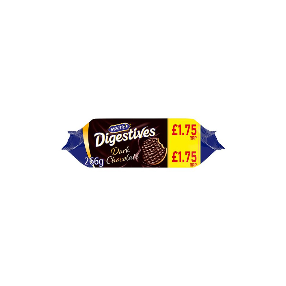 Mcvities Mcvitie's Digestives Dark Chocolate 266G (Case Of 15)