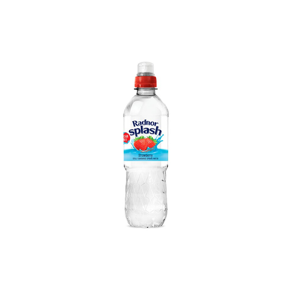 Radnor Hills Radnor Splash Strawberry Sugar Free Flavoured Water 500Ml (Case Of 12)