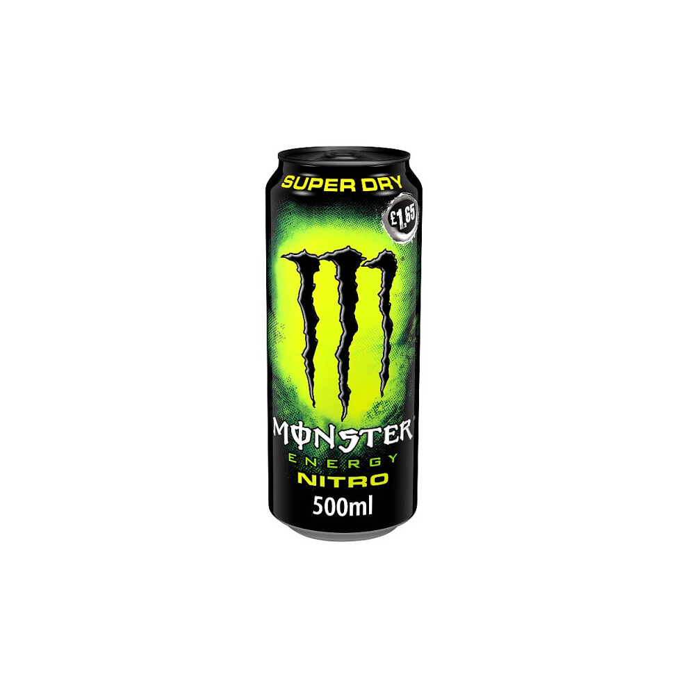 Monster Energy Drink Nitro Super Dry 12 x 500ml PM 1.65 (Case of 12, 12 x 500ml)