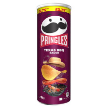 Pringles Texas BBQ 165g(Case of 6, 6 x 165g)