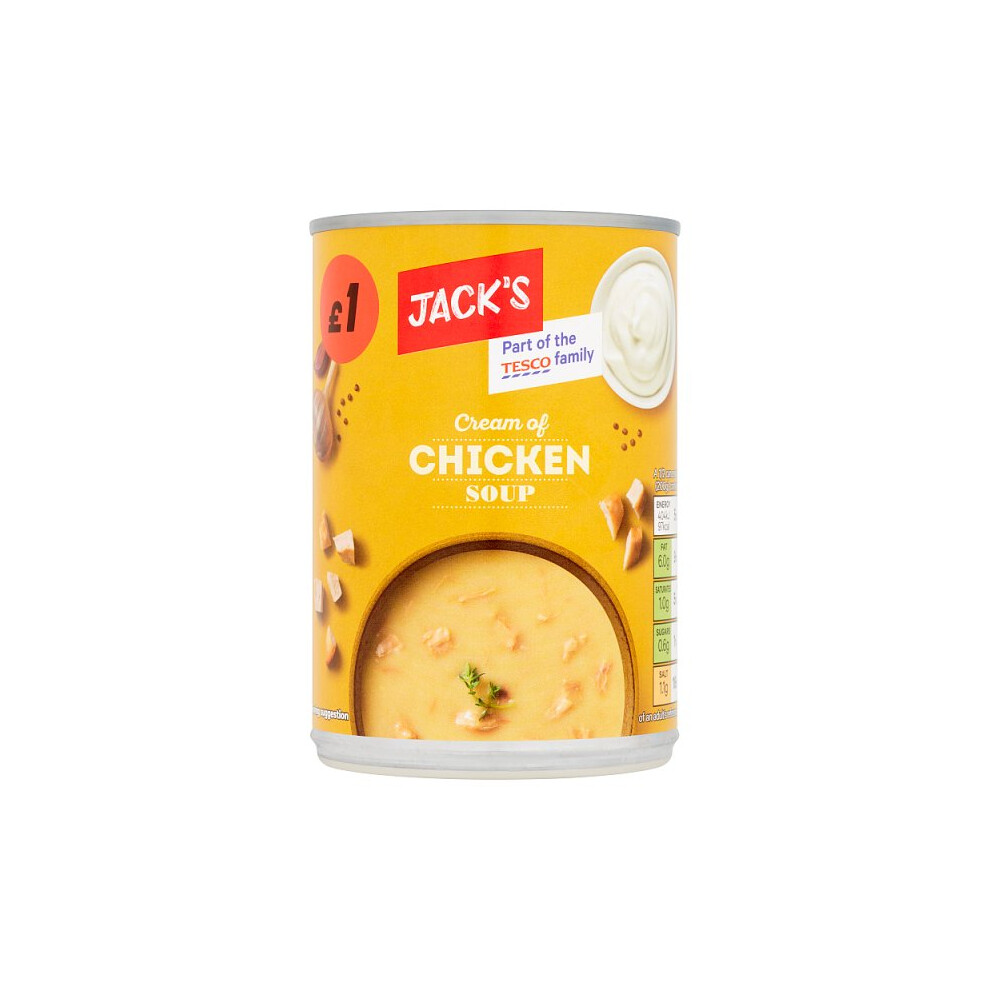 Jack's Cream of Chicken Soup 400g (Case of 6, 6 x 400g)