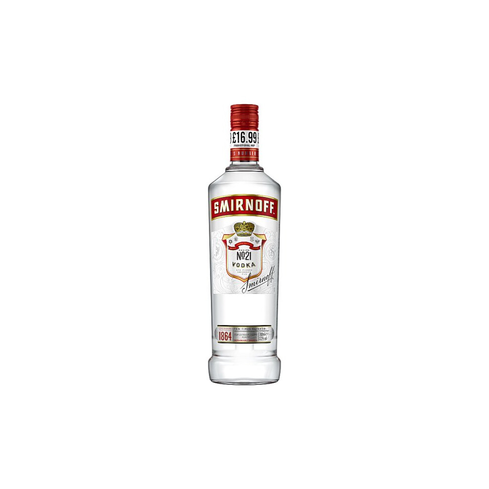 Smirnoff No. 21 Vodka 37.5% vol 70cl Bottle