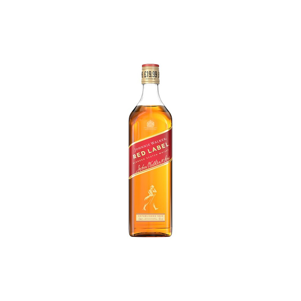 Johnnie Walker Red Label Blended Scotch Whisky 40% vol 70cl(Case of 6, 6 x 70cl)