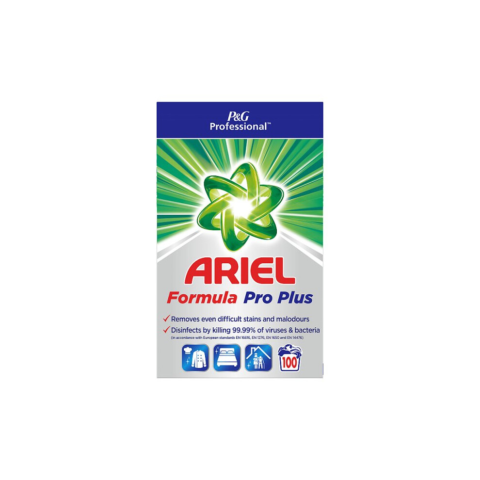 Ariel Professional Powder Detergent Antibacterial 100 Washes (100w)