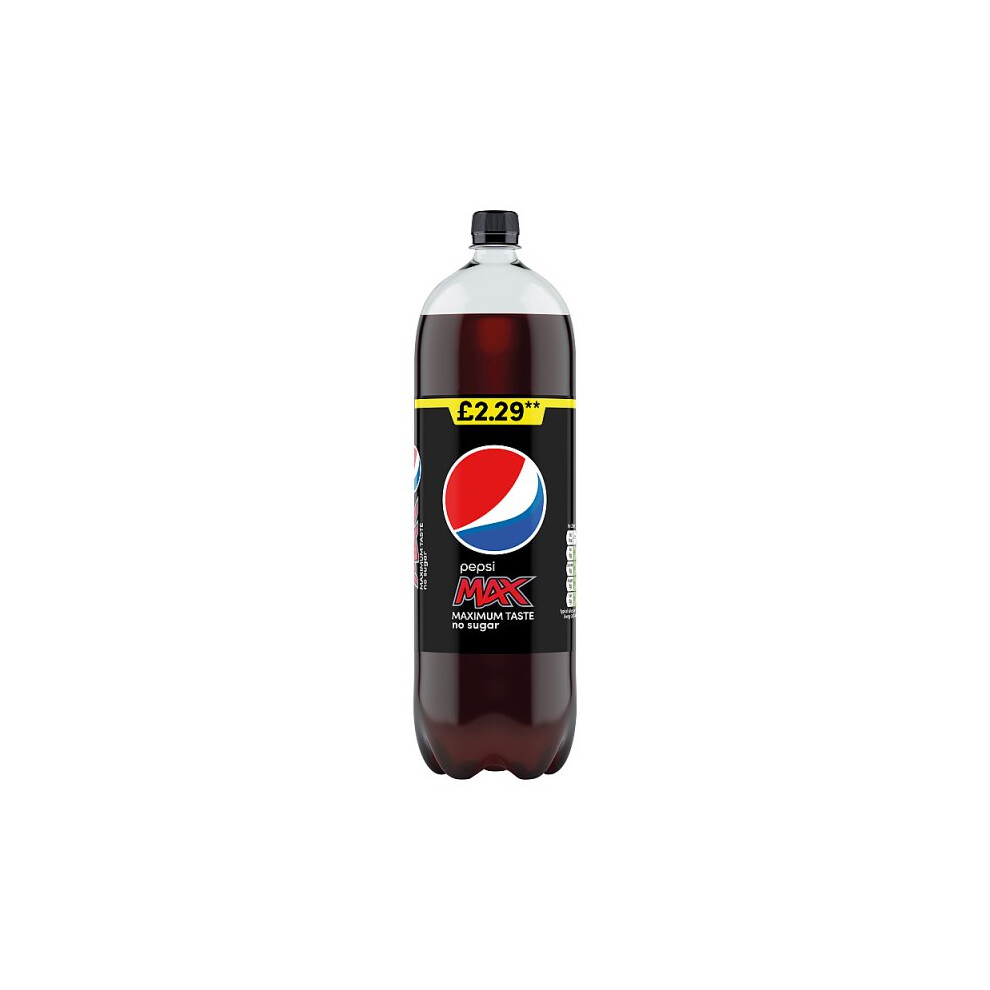 Pepsi Max No Sugar 2 Litres (Case of 6, 6 x 2ltr)